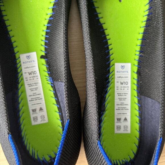 Rothy’s The Point Black Size 10 - Picture 6 of 6